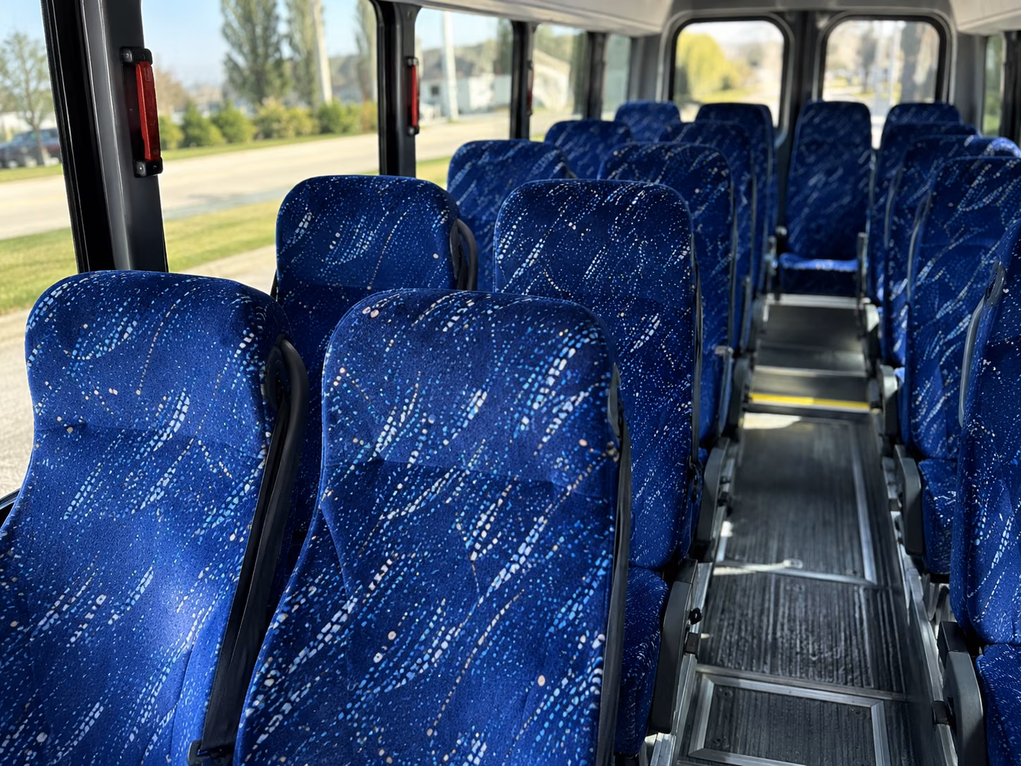 bristol 15 passenger minibus inside