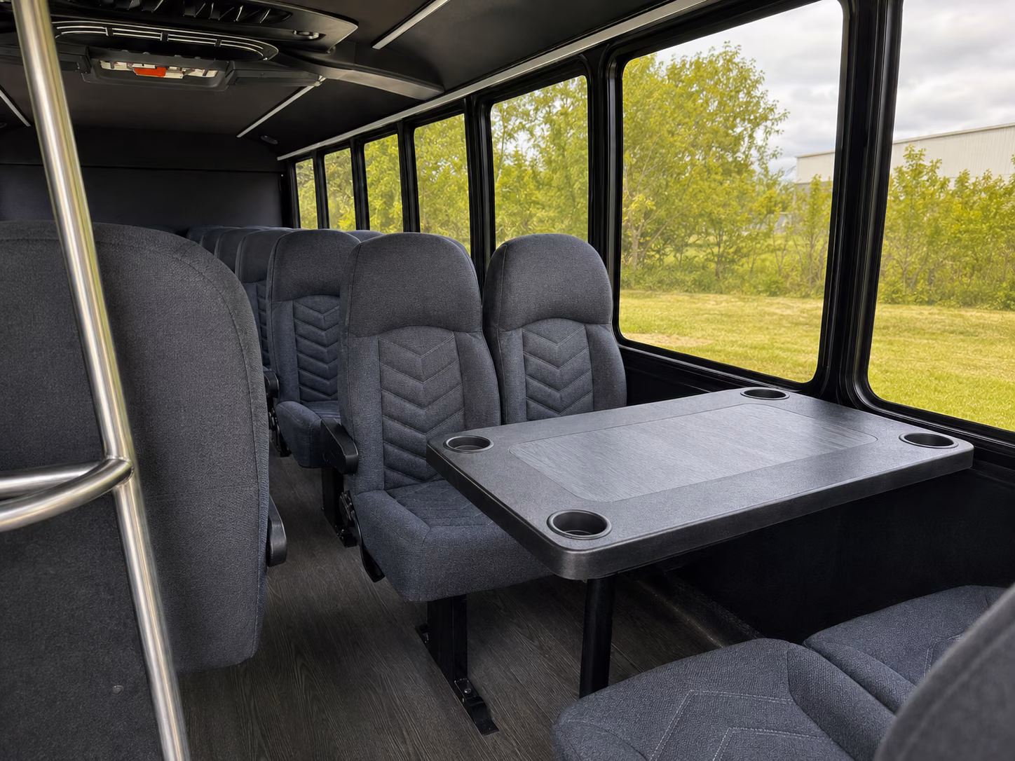 bristol 18 passenger minibus inside