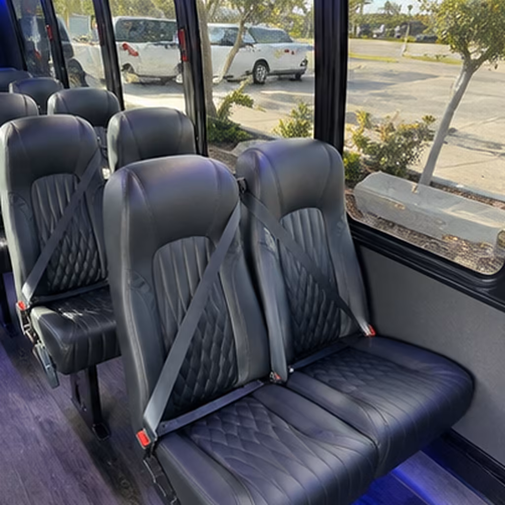 bristol 25 passenger minibus inside