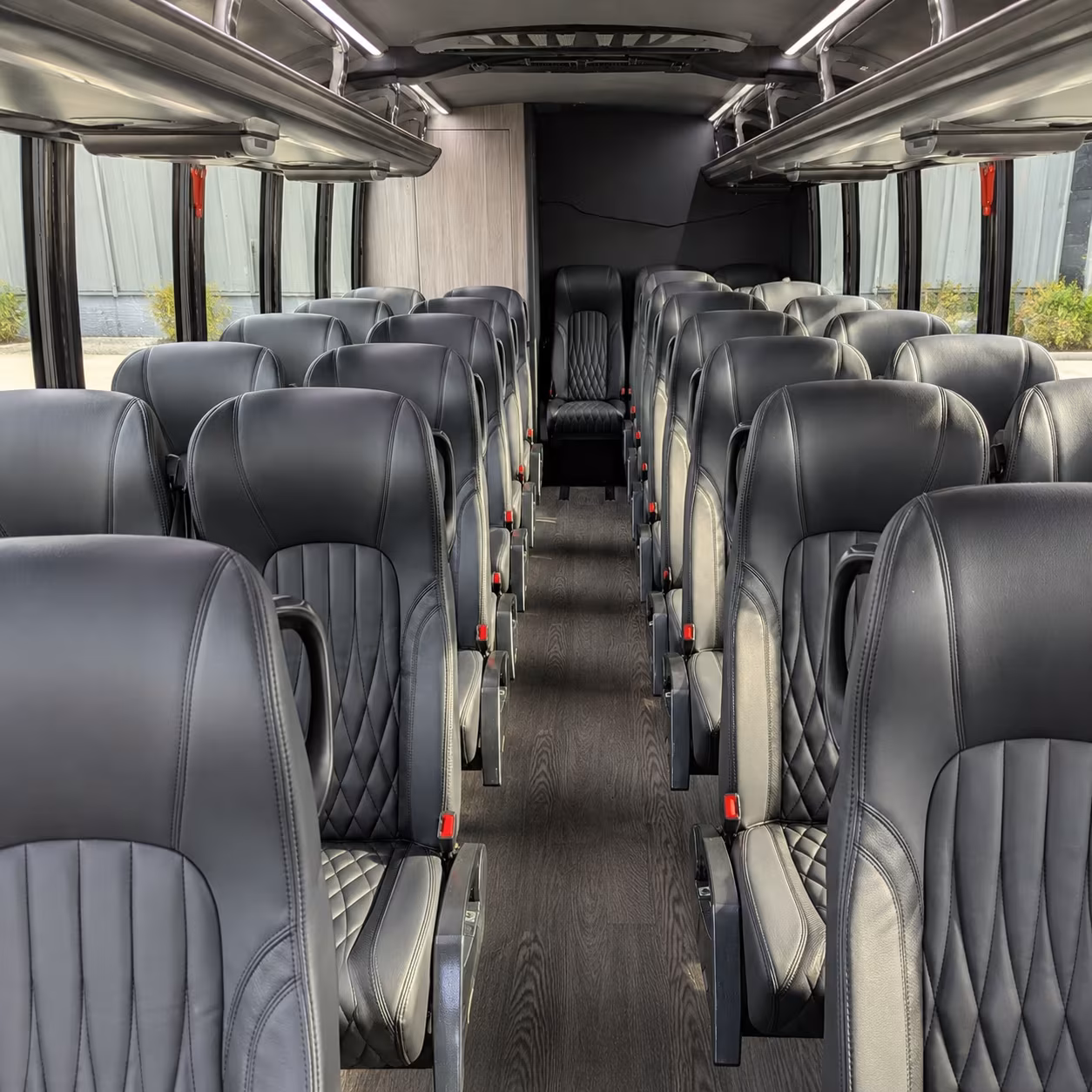 bristol 28 passenger minibus inside