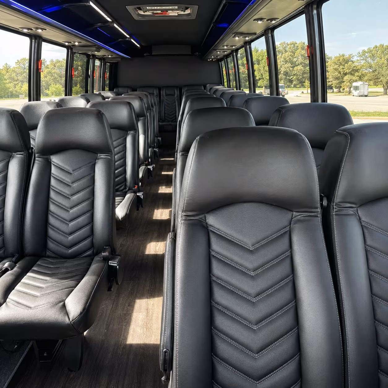 bristol 30 passenger minibus inside
