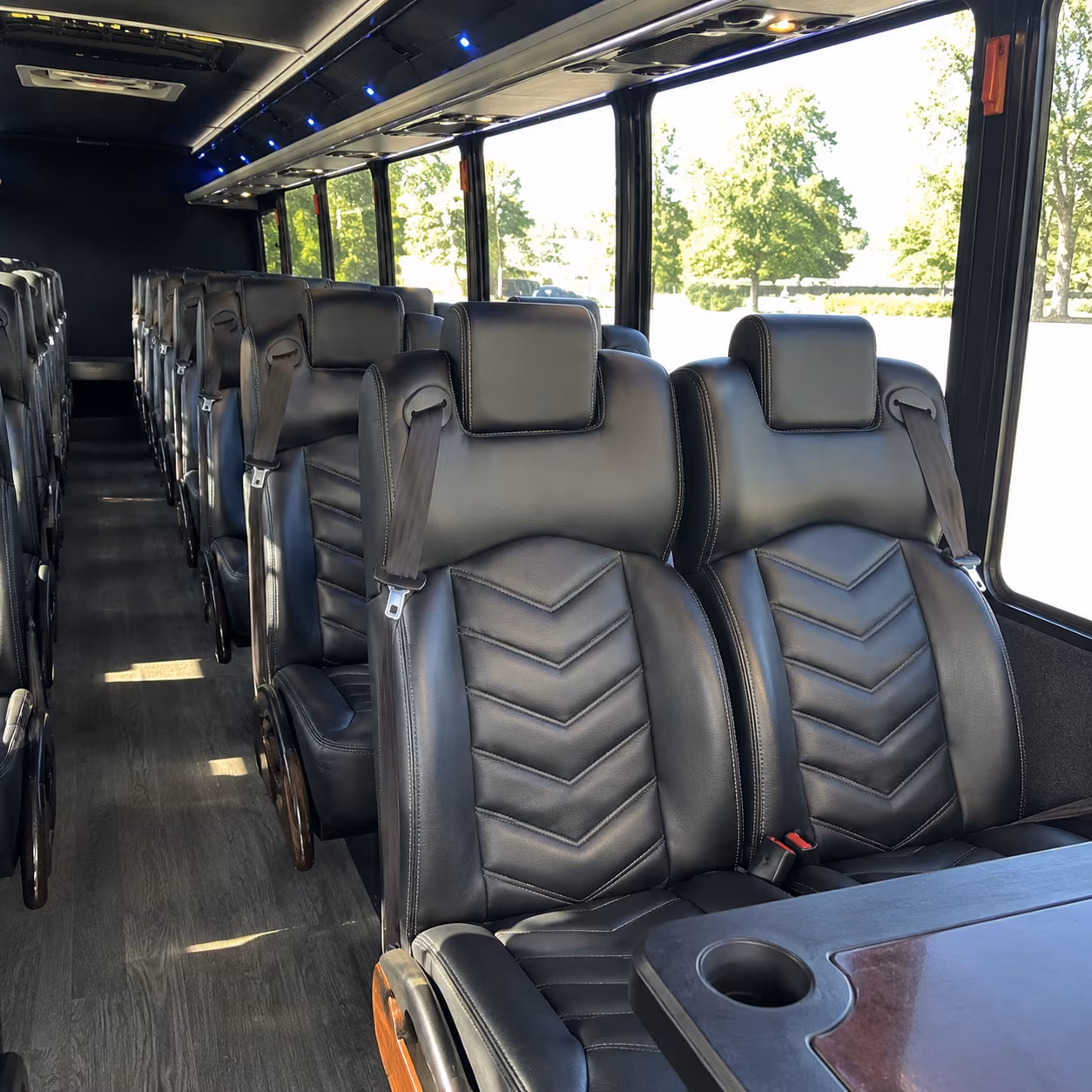 bristol 35 passenger minibus inside