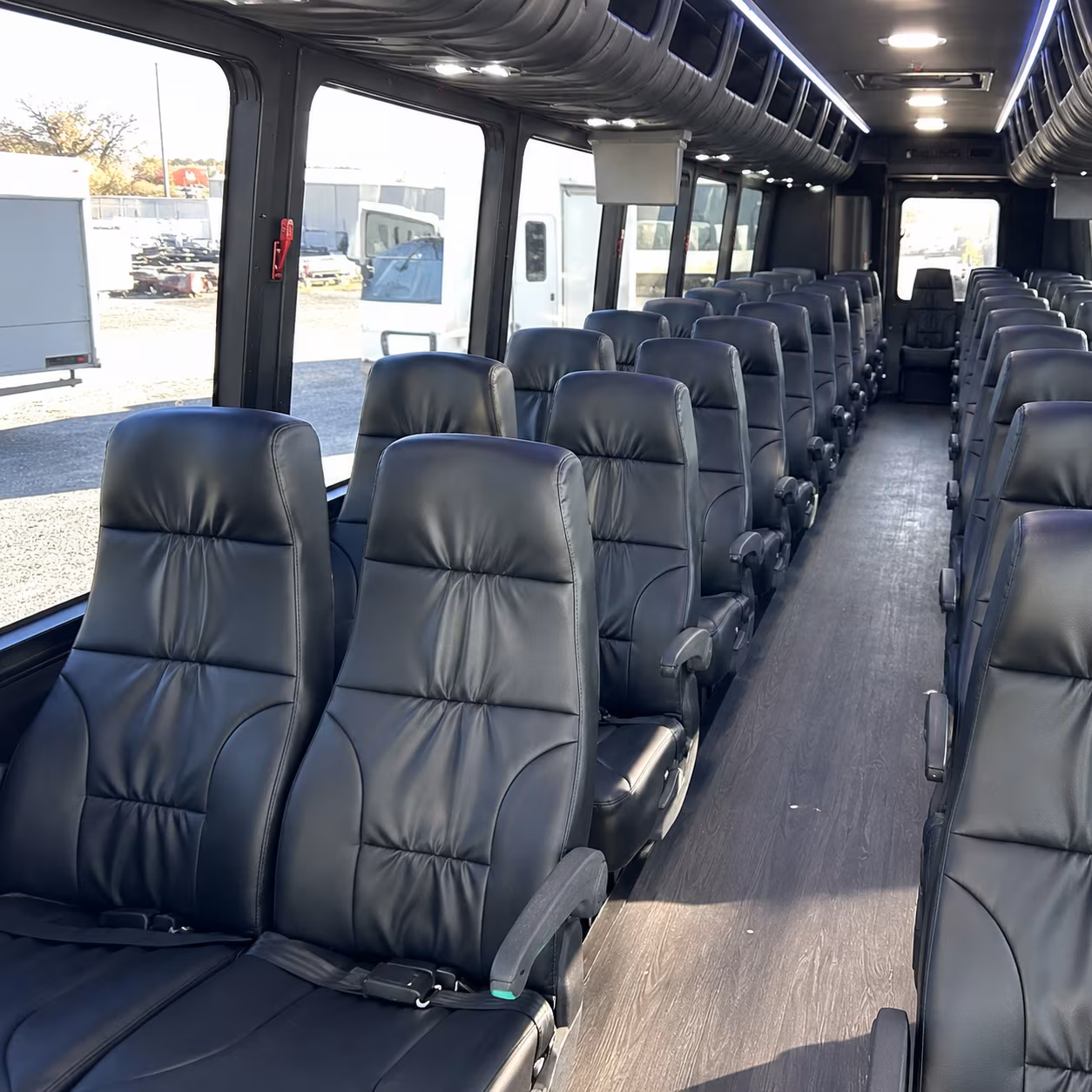 bristol 35 passenger minibus interior