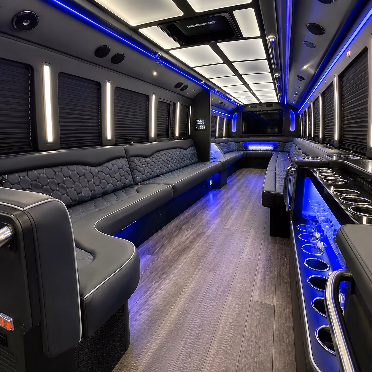 bristol party bus inside