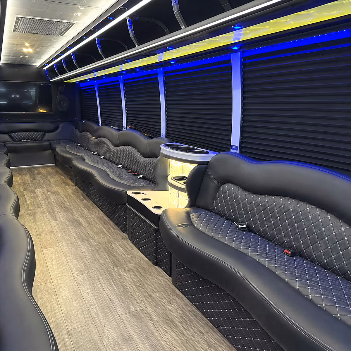 bristol party bus interior